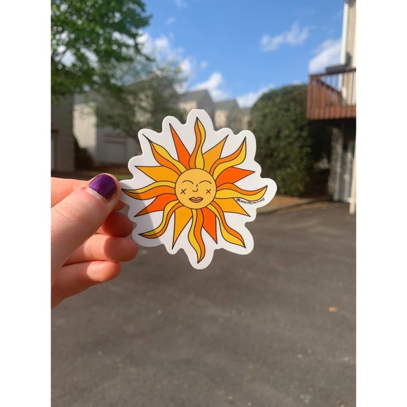 Sun and Moon Sticker Pack for Hydro Flasks, Laptops, Cars, Skateboards - Picture 2 of 7